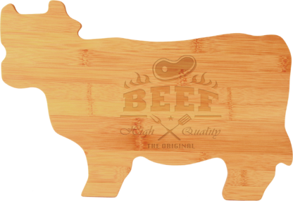personalized bamboo cow