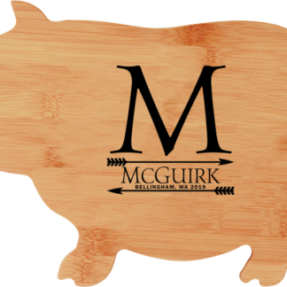 personalized bamboo pig