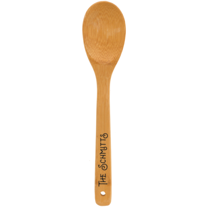 personalized bamboo spoon