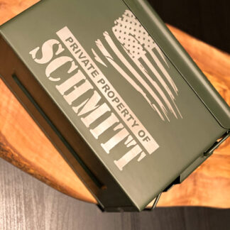 Metal Ammo can that is personalized